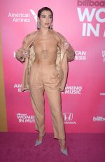 DUA LIPA at Billboard Women in Music 2018 in New York 12/06/2018
