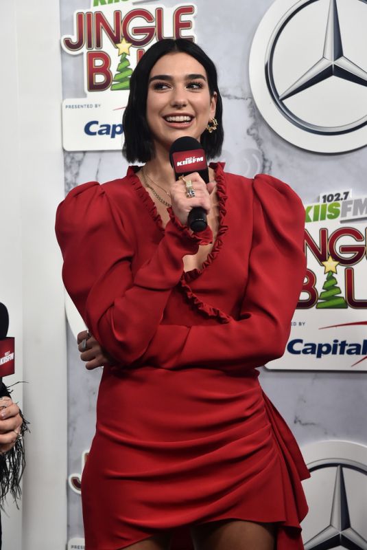 DUA LIPA at Jingle Ball 2018 in Inglewood 11/30/2018
