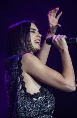 DUA LIPA at Streets of London Fundraiser Charity Concert at Wembley Arena 12/20/2018