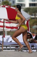 DUA LIPA in Bikini at a Beach in Miami 12/31/2018