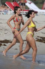 DUA LIPA in Bikini at a Beach in Miami 12/31/2018