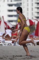 DUA LIPA in Bikini at a Beach in Miami 12/31/2018