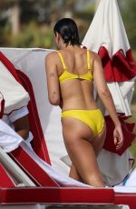 DUA LIPA in Bikini at a Beach in Miami 12/31/2018