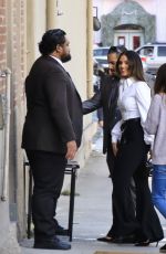 EIZA GONZALEZ Arrives at Jimmy Kimmel Live in Hollywood 12/18/208