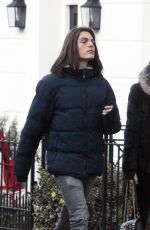 ELIZABETH and Damian HURLEY Out in London 12/17/2018