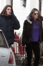 ELIZABETH and Damian HURLEY Out in London 12/17/2018