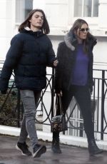ELIZABETH and Damian HURLEY Out in London 12/17/2018