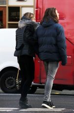 ELIZABETH and Damian HURLEY Out in London 12/17/2018