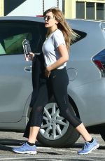 ELIZABETH OLSEN and Robbie Arnett Leaves a Gym in West Hollywood 12/02/2018