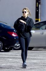 ELIZABETH OLSEN Leaves a Gym in Los Angeles 12/10/2018