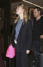 ELLE FANNING at Los Angeles International Airport 12/18/2018