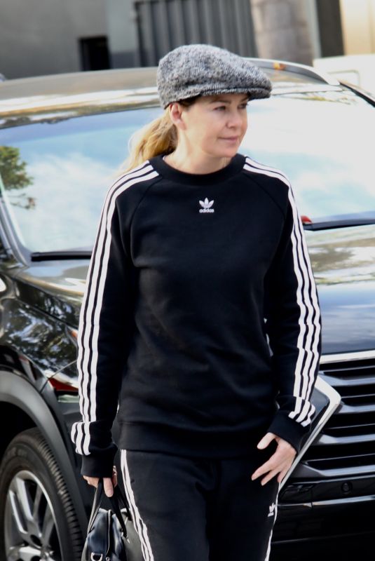 ELLEN POMPEO Shopping at Hermes in Beverly Hills 12/18/2018