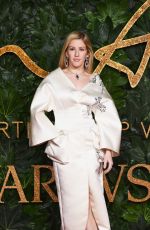 ELLIE GOULDING at British Fashion Awards in London 12/10/2018