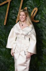 ELLIE GOULDING at British Fashion Awards in London 12/10/2018