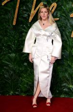 ELLIE GOULDING at British Fashion Awards in London 12/10/2018