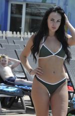 ELLIE YOUNG amd HAYLEY FANSHAW in Bikinis at a Beach in Palma de Mallorca 12/26/2018