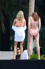 ELSA HOSK, BARBARA PALVIN and ALEXINA GRAHAM at a Photoshoot in Miami 11/30/2018