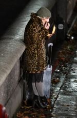 EMILIA CLARKE on the Set of Last Christmas in London 11/28/2018