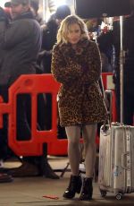 EMILIA CLARKE on the Set of Last Christmas in London 12/12/2018