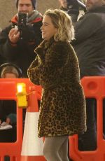 EMILIA CLARKE on the Set of Last Christmas in London 12/12/2018