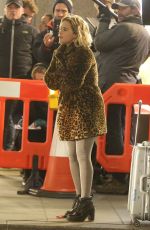 EMILIA CLARKE on the Set of Last Christmas in London 12/12/2018