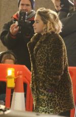 EMILIA CLARKE on the Set of Last Christmas in London 12/12/2018