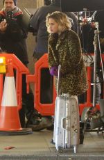 EMILIA CLARKE on the Set of Last Christmas in London 12/12/2018