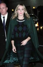 EMILY BLUNT Arrives at Late Show with Stephen Colbert in New York 12/17/2018