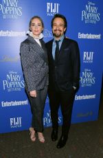 EMILY BLUNT at Mary Poppins Return Screening in New York 12/17/2018