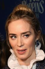 EMILY BLUNT at Mary Poppins Return Screening in New York 12/17/2018