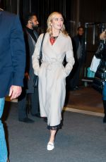 EMILY BLUNT Leaves Her Hotel in New York 12/01/2018
