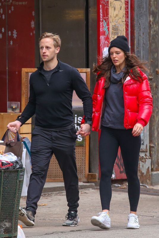 EMILY DIDONATO and Kyle Peterson Out Shopping in New York 12/22/2018