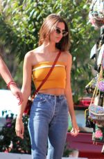 EMILY RATAJKOWSKI Out in Xochimilco in Mexico City 12/29/2018
