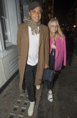 EMMA BUNTON Leaves Soho House in London 12/15/2018