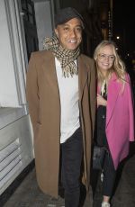 EMMA BUNTON Leaves Soho House in London 12/15/2018