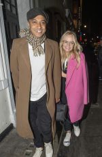 EMMA BUNTON Leaves Soho House in London 12/15/2018