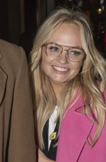 EMMA BUNTON Leaves Soho House in London 12/15/2018