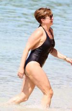 EMMA FORBES in Swimsuit on Holiday in Barbados 12/24/2018