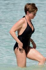 EMMA FORBES in Swimsuit on the Beach in Barbados 12/27/2018