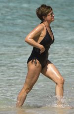 EMMA FORBES in Swimsuit on the Beach in Barbados 12/27/2018