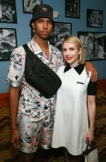 EMMA ROBERTS at Cocktail in Honor of Theaster Gates in Miami 12/06/2018