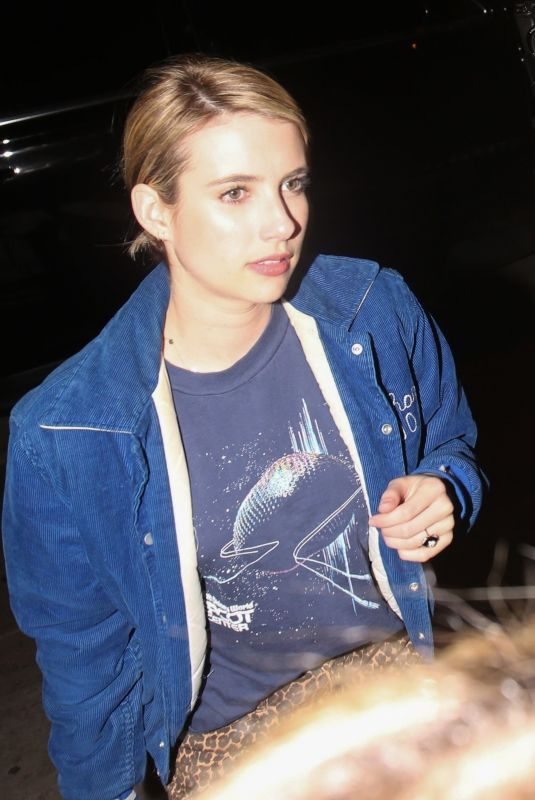 EMMA ROBERTS at Dave Chappelle and John Mayer’s Show at Peppermint Club in West Hollywood 12/27/2018