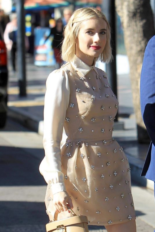 EMMA ROBERTS at Ryan Murphy