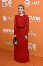 EMMA ROBERTS at Trevorlive in Los Angeles 12/02/2018