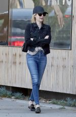 EMMA ROBERTS in Denim Out Shopping in Los Angeles 12/24/2018