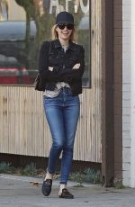 EMMA ROBERTS in Denim Out Shopping in Los Angeles 12/24/2018