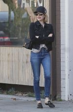 EMMA ROBERTS in Denim Out Shopping in Los Angeles 12/24/2018