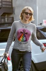 EMMA ROBERTS Leaves Nine Zero One in West Hollywood 11/30/2018