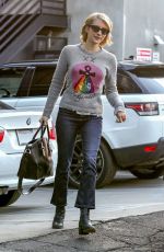 EMMA ROBERTS Leaves Nine Zero One in West Hollywood 11/30/2018