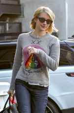 EMMA ROBERTS Leaves Nine Zero One in West Hollywood 11/30/2018